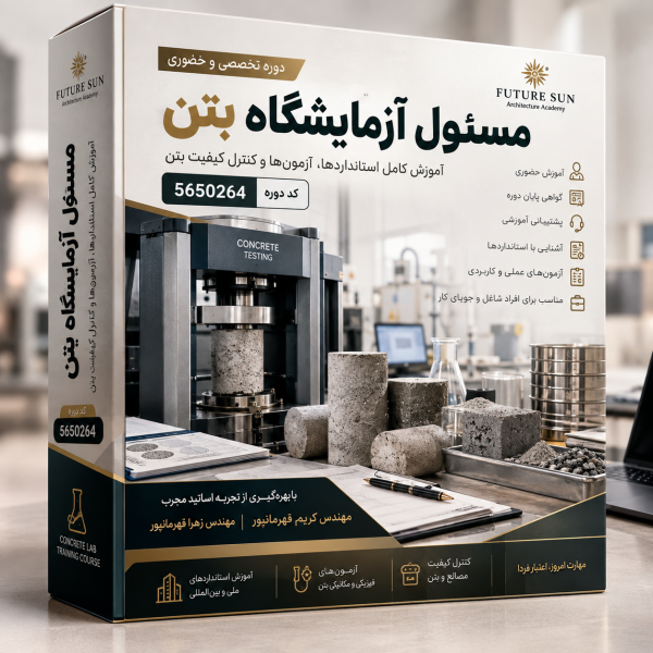 دوره تخصصی مسئول آزمایشگاه بتن